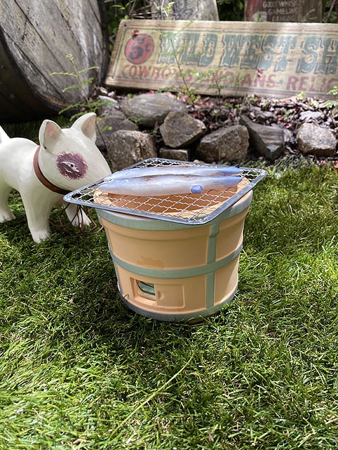 焼きサンマ七輪 蚊取り線香置きの通販・販売 | アメリカ雑貨の
