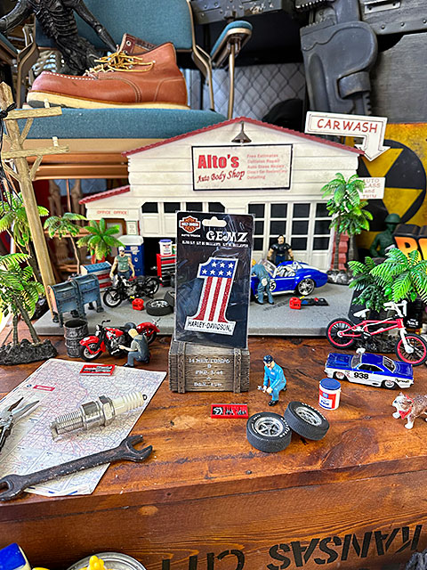 ◎ハーレーダビットソン 3way ビッグロゴ 刺繍 フード付き アメリカン