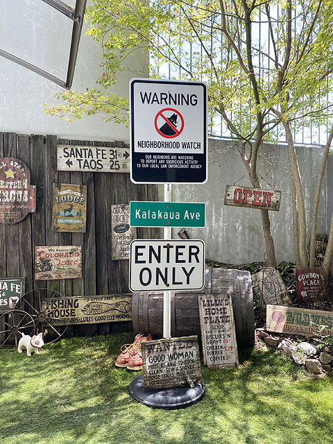 アメリカの自警団ネイバーフッドウォッチ ヴィンテージサイン