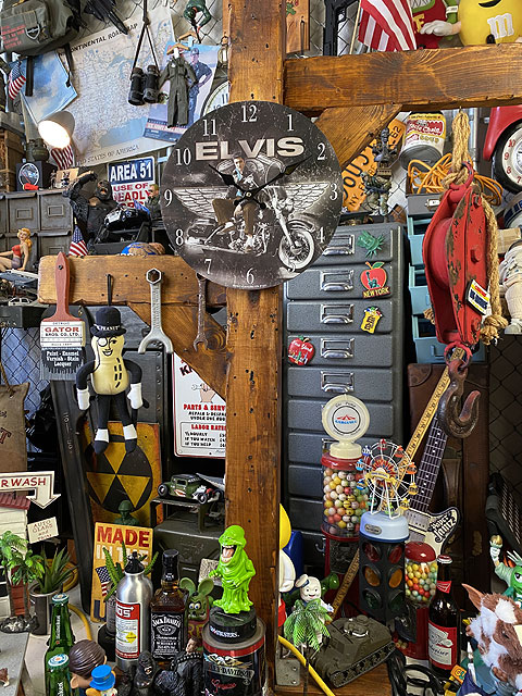 エルヴィス・プレスリー ＆ ハーレーダビッドソン ウォールクロックの