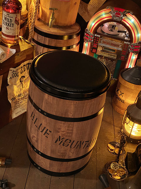 バーボン樽　チェアー コーヒー木樽チェアー （ブラウン）の通販・販売 | アメリカ雑貨の