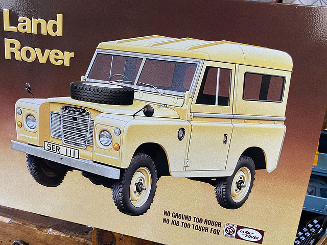 ランドローバー シリーズ3 ブリキ看板の通販・販売 | アメリカ雑貨の