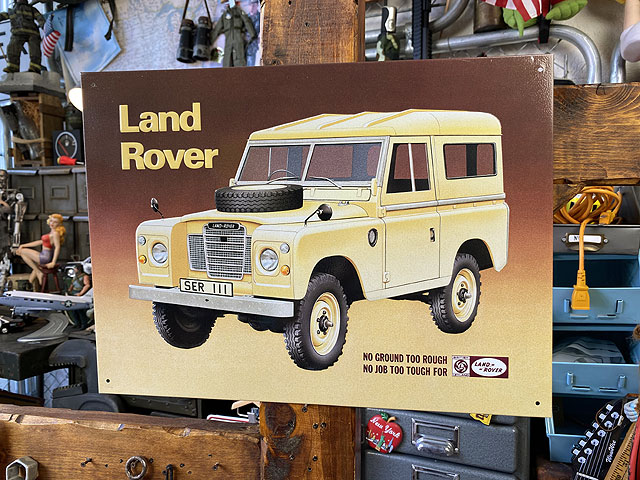 ランドローバー シリーズ3 ブリキ看板の通販・販売 | アメリカ雑貨の