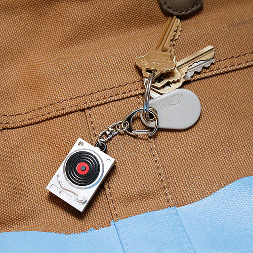 ターンテーブル　ライトアップキーホルダー|海外ミュージシャングッズ/音楽関連グッズ|もはや店長すら迷子になるアメ雑ジャングル