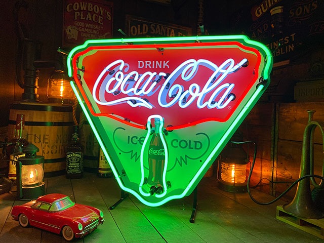 コカコーラ ディスプレイ ネオン サイン 大 【公式通販】