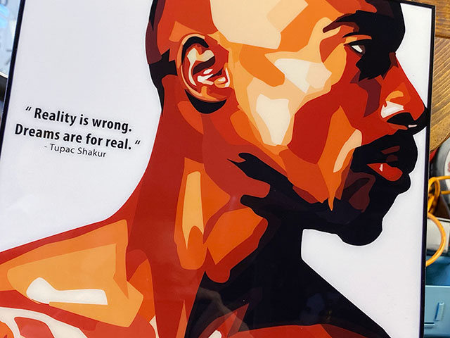 絵画 2PAC トゥパック （2Pac） ポップアートフレーム #062の通販・販売