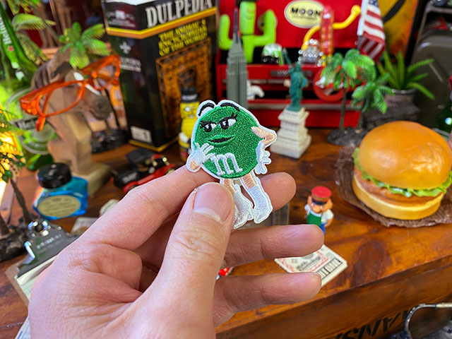 カンパニーロゴワッペン ミニサイズ （m&m'sグリーン）の通販・販売