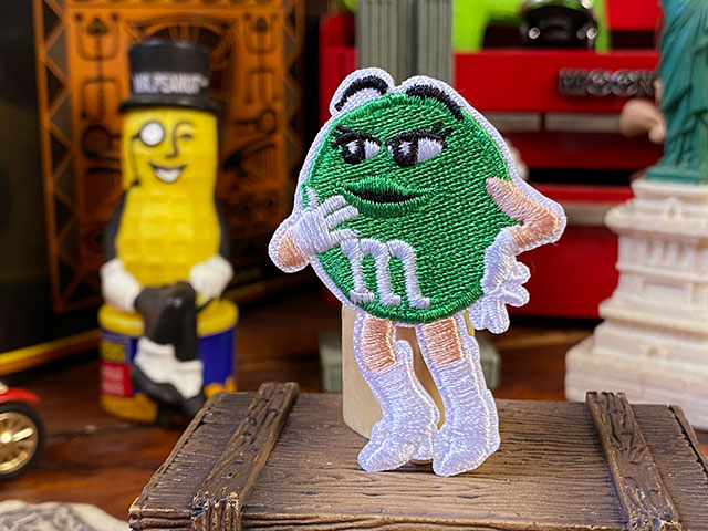カンパニーロゴワッペン ミニサイズ （m&m'sグリーン）の通販・販売