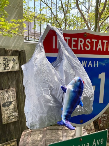 フィッシュエコバッグ　（サメ）|バッグ|アパレル/バッグ/帽子/ファッション小物