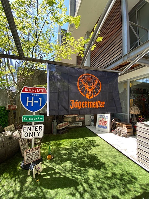 Jägermeister イエガマイスター バーミラー　木製フレーム レア Jägermeister イエガマイスター バーミラー 木製フレーム レア