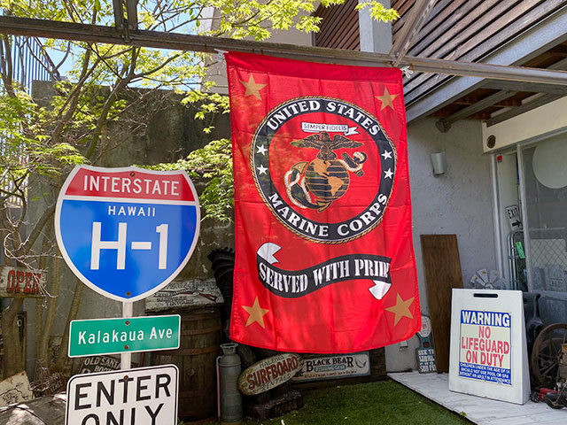 U.S.マリーン ミリタリーフラッグ （エンブレム/縦型）の通販・販売