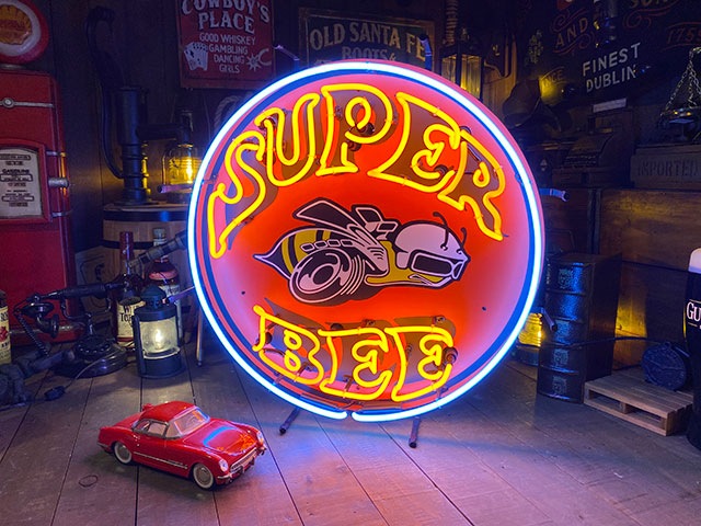 1【スーパードライ クール】電飾 ネオンサイン 非売品 レア