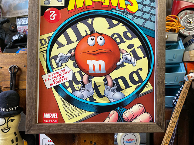 ポスターフレーム （m&m's/75THアニバーサリー オレンジ） ポスター