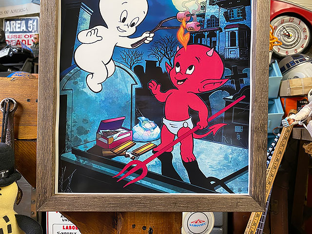 ポスターフレーム （キャスパー/ホットスタッフ2） ポスター＆木製