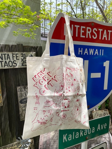 NYブルックリン　スタジオが手がけたマップトート　MADE IN U.S.A.　（ニューヨーク）|バッグ|アパレル/バッグ/帽子/ファッション小物