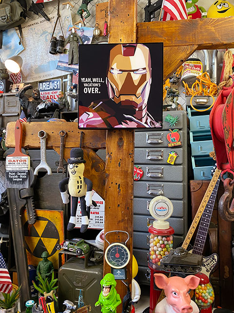 アイアンマン ポップアートフレーム （YEAH WELL VACATION'S OVER