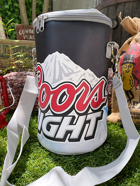 【新品・未開封】ビアーチャン　マスコット付き　クーラーバック　レア物　レトロ 新品・未開封】ビアーチャン マスコット付き クーラーバック レア物