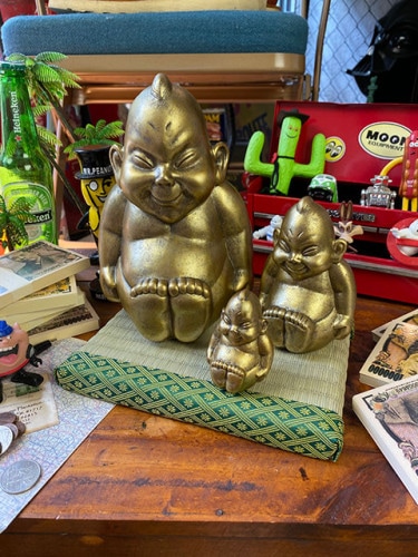 商売繁盛＆開運招福 大阪名物ビリケンさんの縁起のええ置物 【○M