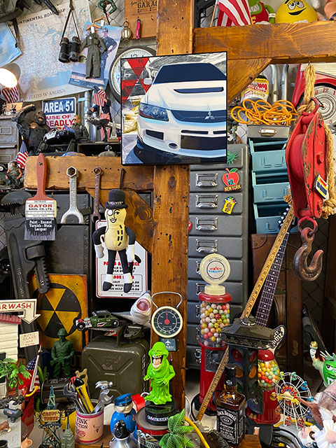 三菱 ランサーエボリューション ランエボ9 ポップアートフレームの通販