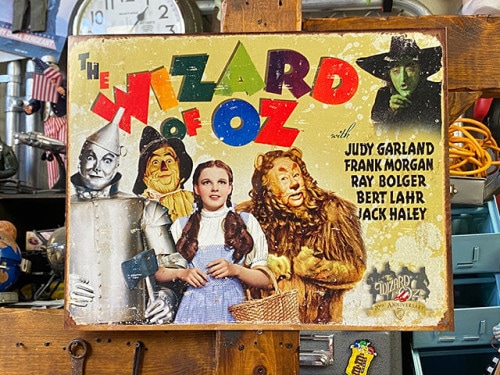 オズの魔法使い　ブリキ看板　（70周年アニバーサリー）|有名人/映画スター/テレビ俳優|ボクらの原点そして永遠！ブリキ看板