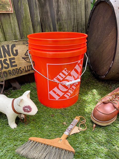 ホームデポ バケツヘッド アンド バケツ 5ガロン） バキューム　掃除機 Bucket Head 5 Gal. 1.75 Peak HP Wet Dry Vac Powerhead Shop