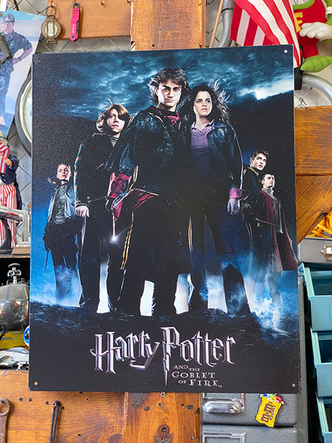 映画 ハリー・ポッターと炎のゴブレット ブリキ看板 シリーズ第四作目