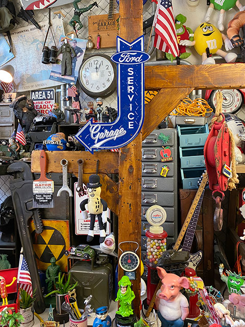 フォード サービスガレージ ロードサイン風ブリキ看板の通販・販売