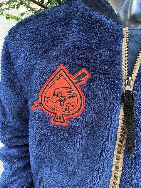 クレイスミス ボアフリースジャケット BIG LOTS 防風仕様 （ネイビー