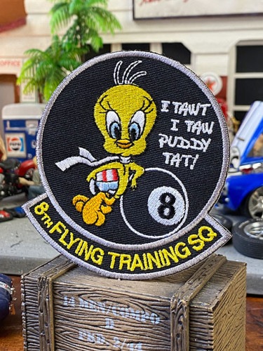 トゥイーティー　ミリタリーワッペン　（8TH FLYING TRAINING SQ）|キャラクター|ワッペン