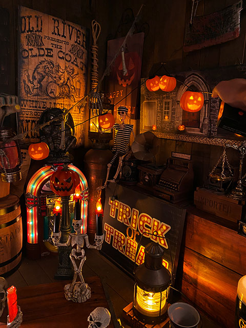 ミュージカル・ジャック・オ・ランタン 8連パーティーライト 長