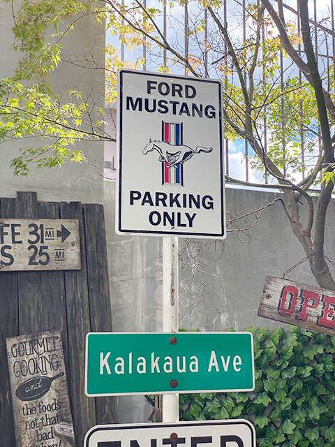フォード マスタング 専用駐車場 パーキングサインの通販・販売