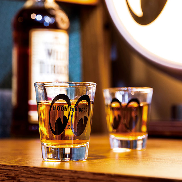 ムーンイクイップド ショットグラス （アイシェイプロゴ）の通販・販売