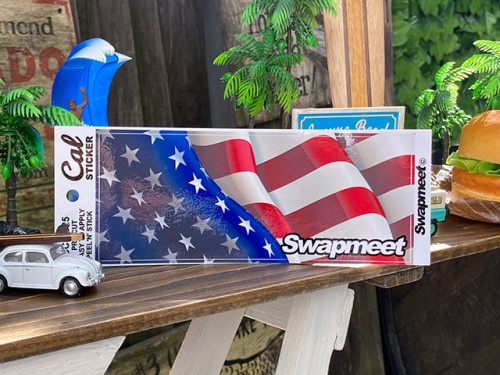風になびく星条旗　ステッカー　Swapmeet|カスタム系ステッカー|ステッカー