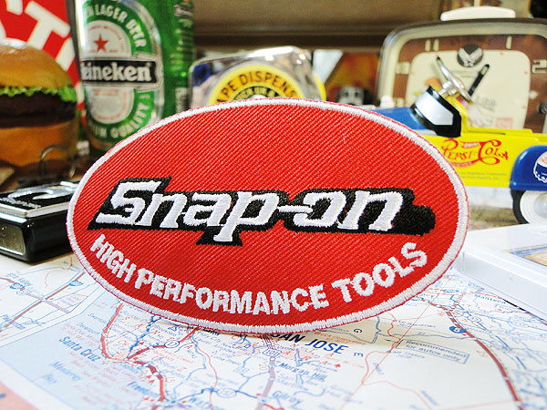 スナップオン レーシングワッペン （レッドホワイト）の通販・販売