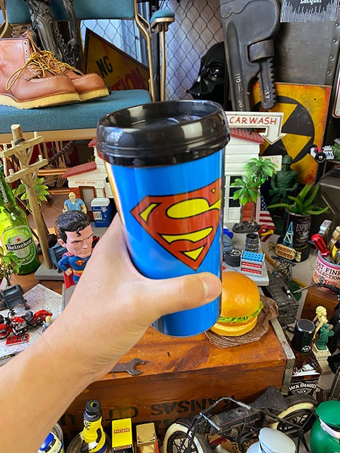 海外先行入手‼️ 限定販売　スーパーマン タンブラー とドリンクカップ2個セット 海外限定販売 スーパーマン タンブラー と ドリンクカップ2個セット