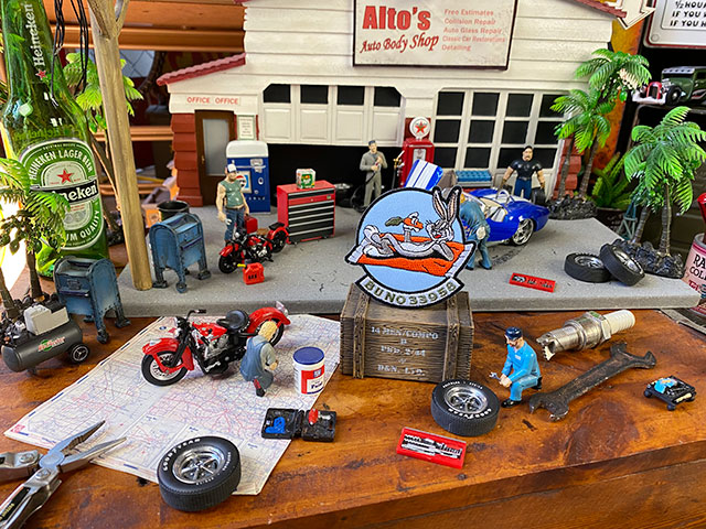 バッグスバニー ミリタリーワッペン （XF5Uフライングパンケーキ）の