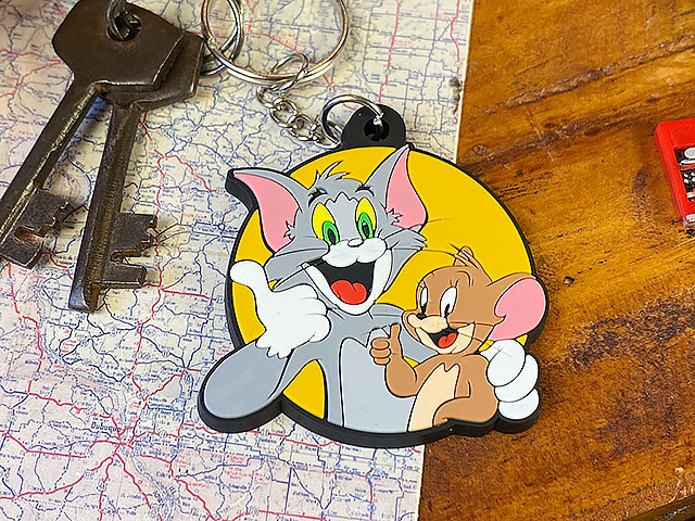 トムとジェリー ラバーキーホルダー （グッドポーズ）の通販・販売