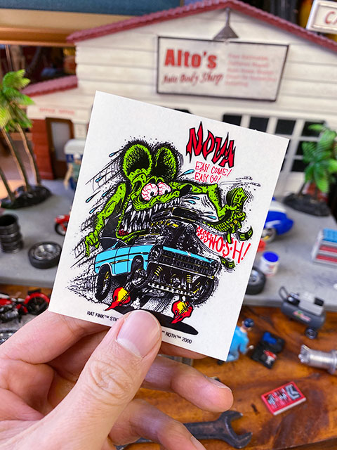 ラットフィンク モンスターステッカー （ノバ/EASY COME EASY GO）の