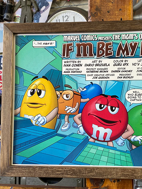 m＆m　Customperformance シルクスクリーンポスター　木製額縁 M&M custom performanceエムアンドエム ポスター入り木製額