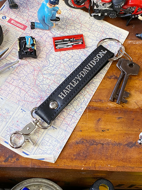 ハーレーダビッドソン オフィシャル キーホルダー （テキストロゴ