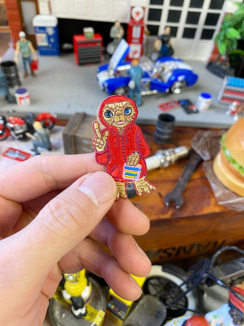 クラシックキャラクターワッペン ミニサイズ （E.T./赤ずきん