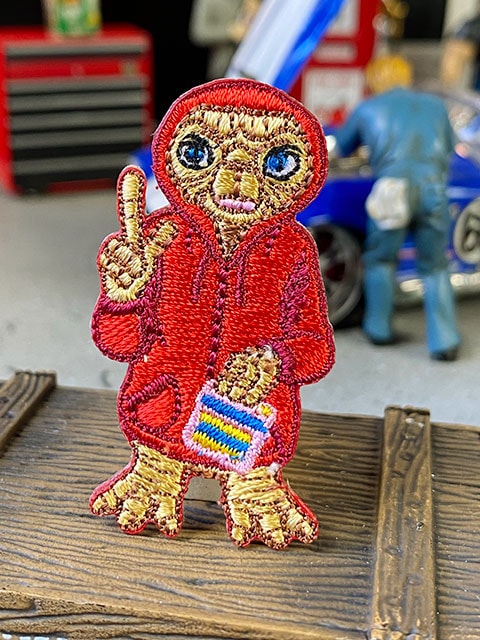 【希少】キャンディキャンディ　立体ワッペン　専用ケース付き クラシックキャラクターワッペン ミニサイズ （E.T./赤ずきん）の通販