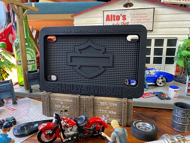 ハーレーダビッドソン シリコン製 オフィシャル ライセンスフレーム US