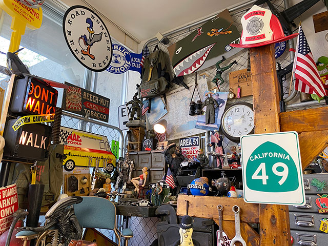 カリフォルニア ハイウェイ49号線標識」 ミニブリキ看板の通販・販売