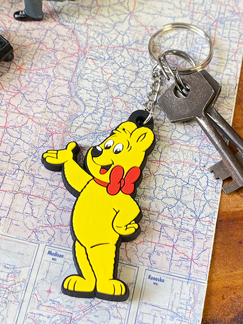 ハリボー ゴールドベア ラバーキーホルダー （スタンディング）の通販