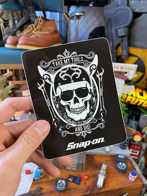 スナップオン ステッカー （TAKE MY TOOLS AND DIE）の通販