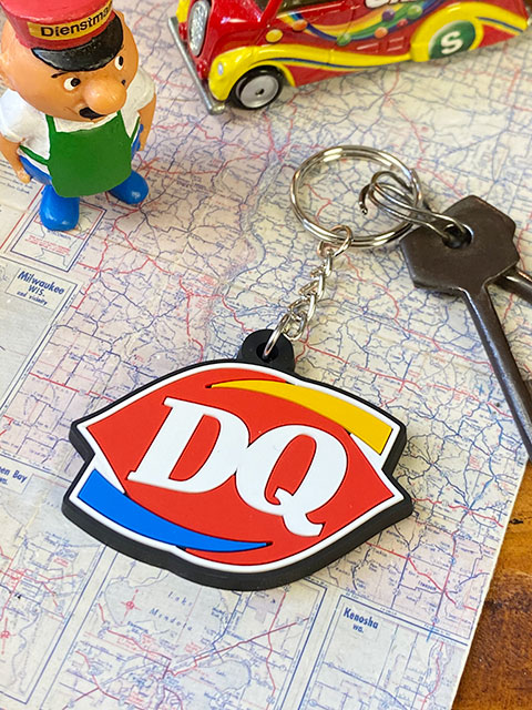 デイリークイーン ラバーキーホルダー （DQロゴ）の通販・販売