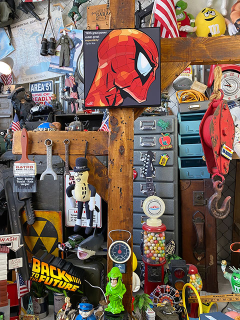 スパイダーマン ポップアートフレーム （WITH GREAT POWER/横顔） #238