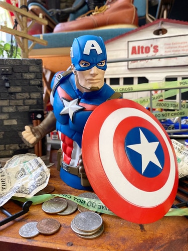 キャプテンアメリカ　バストバンク|映画関連グッズ|もはや店長すら迷子になるアメ雑ジャングル