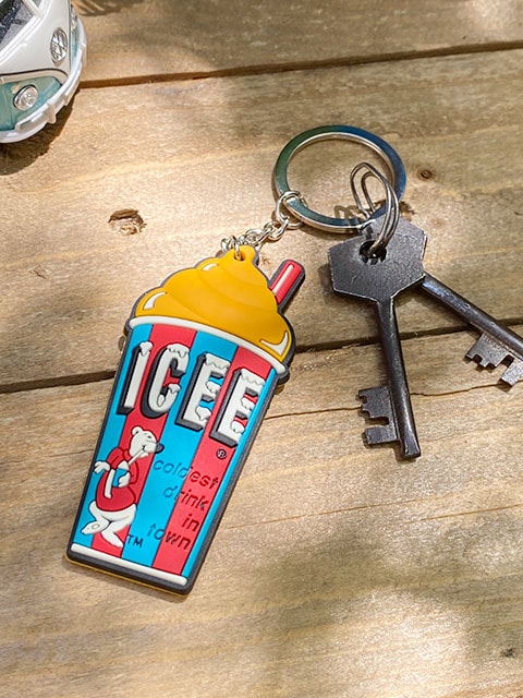 ICEE アイシー オフィシャル ラバーキーホルダー （オレンジ）の通販